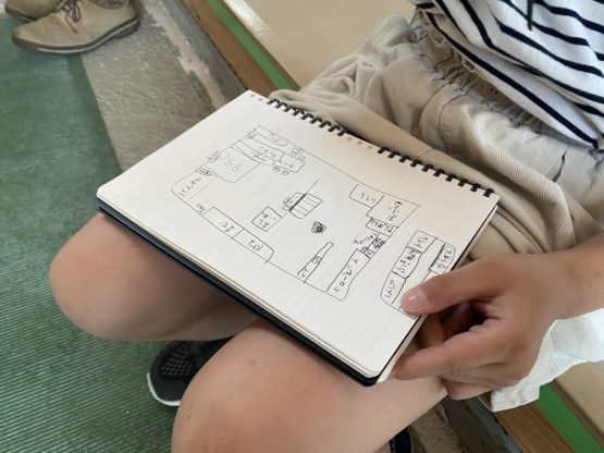 お子様が書いたお家の図面